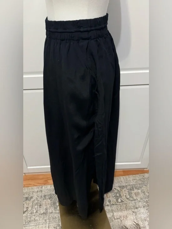 IRO Black Elastic-Waist Maxi Skirt Size:36 (US 2-4) - Picture 8 of 13